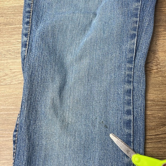 Aura Light Blue Straight Leg Women's Jeans - Picture 9 of 15